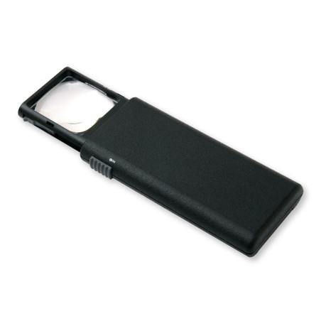 Carson LumiPop loupe de poche avec une lentille asphérique, fonction éclairage par LED et fonction de sortie automatique, grossi
