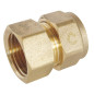 SOMATHERM FOR YOU, Raccord à compression femelle 15/21 pour tube PER Ø16 - Installation facile et rapide - Normé ACS - Pression SOMATHERM FOR YOU, Raccord à compression femelle 15/21 pour tube PER Ø16 - Installation facile et rapide - Normé ACS - Pression