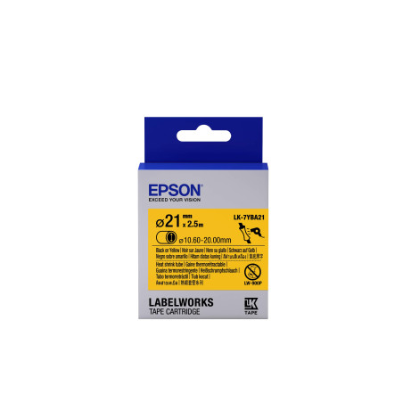 EPSON Ruban LK-7YBA21 -thermorétractable