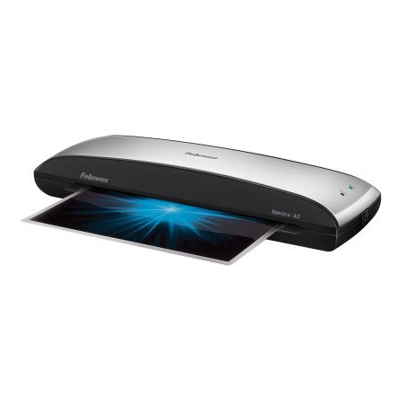 Fellowes Spectra Plastifieuse A3 Avec Kit De 10 Pochettes De Plastification, 125 Microns, Système Anti-Bourrage, Temps De Chauff