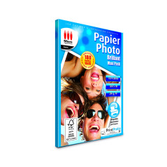 Micro Application Papier Photo - Papier photo A6 - Feuille A6 - Papier imprimante - Tirage photo - Papier impression photo - Pap