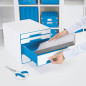 Leitz Wow Bloc de classement 4 Tiroirs Bleu Leitz Wow Bloc de classement 4 Tiroirs Bleu
