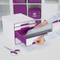 Leitz Wow Bloc de classement 4 Tiroirs Violet 52132062 Leitz Wow Bloc de classement 4 Tiroirs Violet 52132062
