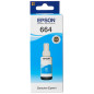Epson 664 EcoTank Cyan, Bouteille d'encre d'origine, L300 L355 L555 ET-2500 ET-2550 ET-2600 ET-2650 ET-4500 ET-14000 ET-3600 ET-