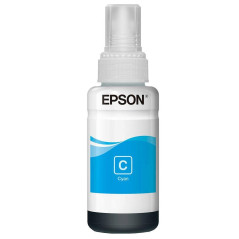 Epson 664 EcoTank Cyan, Bouteille d'encre d'origine, L300 L355 L555 ET-2500 ET-2550 ET-2600 ET-2650 ET-4500 ET-14000 ET-3600 ET-