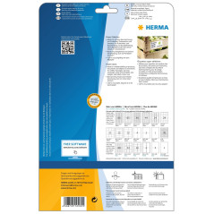 Herma 10905 Étiquettes super adhésives 70 x 36 A4 600 pièces Blanc