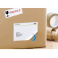 Herma 10021 Étiquettes movables/amovibles 210 x 297 A4 25 pièces Blanc