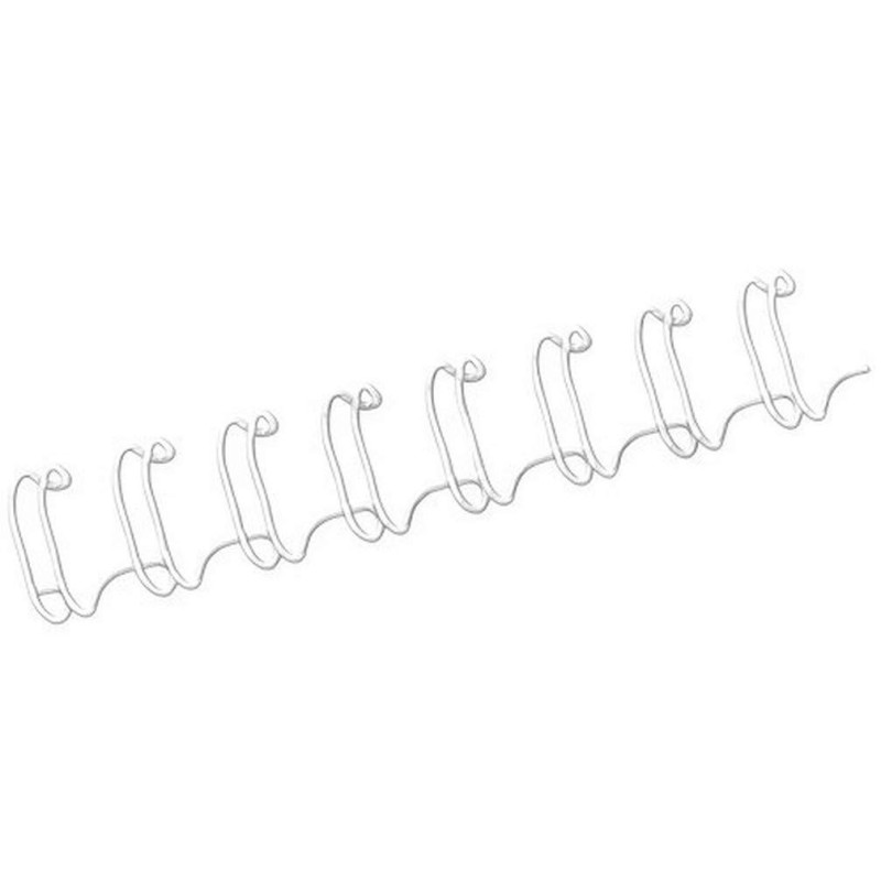 Fellowes Anneaux métalliques 12 mm Blanc