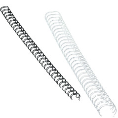 Fellowes Anneaux métalliques 12 mm Blanc