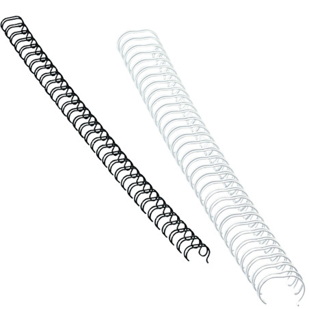 Fellowes Anneaux métalliques 12 mm Blanc