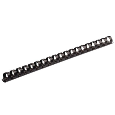 Fellowes - 5330702 - Pack de 25 Anneaux plastiques - 8 mm - Noir