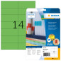 Herma 5061 Étiquettes 105 x 42,3 A4 280 pièces Vert