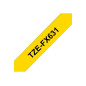 Brother TZe-FX631 | Ruban original Laminé flexible | 12 mm | Noir sur fond Jaune | 8M Brother TZe-FX631 | Ruban original Laminé flexible | 12 mm | Noir sur fond Jaune | 8M