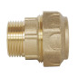 SOMATHERM FOR YOU, Raccord Droit Laiton Serrage Extérieur pour Tube PE Ø20 mm - Mâle 1/2" - Étanchéité Optimale - Pression 20 ba SOMATHERM FOR YOU, Raccord Droit Laiton Serrage Extérieur pour Tube PE Ø20 mm - Mâle 1/2" - Étanchéité Optimale - Pression 20 ba