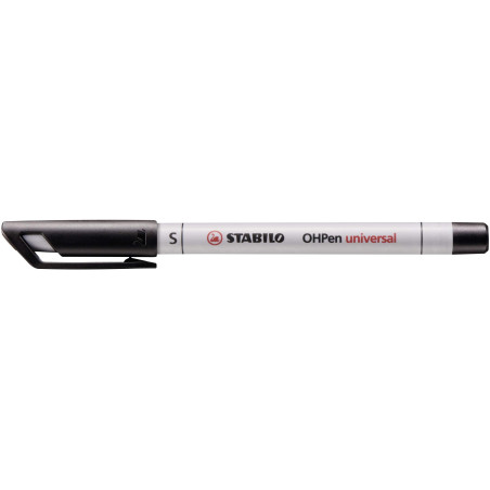 STABILO OHPen - Marqueur - Pochette x 8 stylos marqueurs (encre non-permanente/pointe superfine 0,4mm)