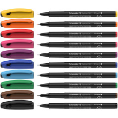 Schneider Étui de 10 stylos pointe fine 0,4 mm Topliner 967