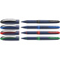 Schneider 183094 One Business (Stylos rollers à encre liquide, non rétractable) Pochette de 4 (Noir/Rouge/Bleu/Vert) Schneider 183094 One Business (Stylos rollers à encre liquide, non rétractable) Pochette de 4 (Noir/Rouge/Bleu/Vert)