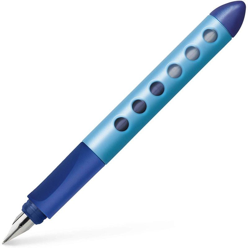 FABER-CASTELL 149847 - Stylo à plume Scribolino, pour droitiers, plume A, bleu, 1 pièce FABER-CASTELL 149847 - Stylo à plume Scribolino, pour droitiers, plume A, bleu, 1 pièce