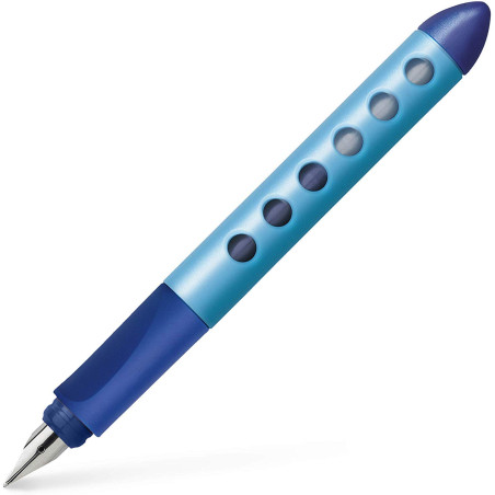 FABER-CASTELL 149847 - Stylo à plume Scribolino, pour droitiers, plume A, bleu, 1 pièce