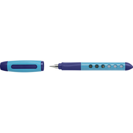 FABER-CASTELL 149847 - Stylo à plume Scribolino, pour droitiers, plume A, bleu, 1 pièce