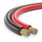 Manax Câble d'enceinte 2 x 1,50 mm² CCA Rouge/noir Rouleau de 50 m Manax Câble d'enceinte 2 x 1,50 mm² CCA Rouge/noir Rouleau de 50 m