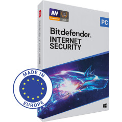 Bitdefender Internet Security 2026 | 1 Appareil | 1 An | PC | Code d'activation envoyé par courrier postal