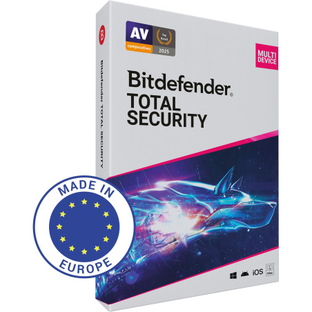 Bitdefender Total Security 2026 | 10 appareils | 2 ans | PC/MAC/android | Code envoyé par courrier postal