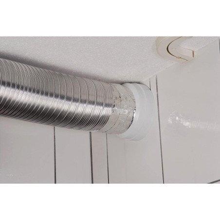 Xavax Réducteur de diamètre (pour hottes aspirantes de 150 mm sur 125 mm) Blanc