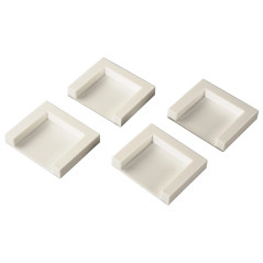 Xavax Fixations pour Sèche-linge (Plaques de Fixation Auto-adhésives, 5 x 5 cm, résistantes à l'humidité, antidérapantes grâce à