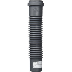 Wirquin 79021011 Raccord wc souple magicoude M/F D50, à emboîter (push-fit) pour évacuation, gris
