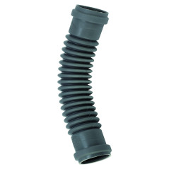 Wirquin 79019001 Raccord wc souple magicoude F/F D32, à emboîter (push-fit) pour évacuation, gris