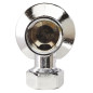 SOMATHERM FOR YOU, Applique murale pour robinet de machine à laver, écrou collet battu Ø12mm, sortie femelle 1/2", laiton chromé SOMATHERM FOR YOU, Applique murale pour robinet de machine à laver, écrou collet battu Ø12mm, sortie femelle 1/2", laiton chromé