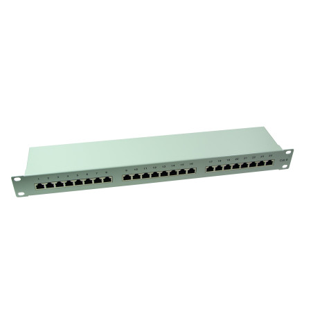 Logilink NP0053 - Cat6 - S/UTP (STP) - Gris - Acier - Montage de Rack - 1U