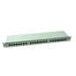 Logilink NP0053 - Cat6 - S/UTP (STP) - Gris - Acier - Montage de Rack - 1U Logilink NP0053 - Cat6 - S/UTP (STP) - Gris - Acier - Montage de Rack - 1U