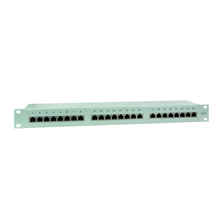 Logilink NP0053 - Cat6 - S/UTP (STP) - Gris - Acier - Montage de Rack - 1U