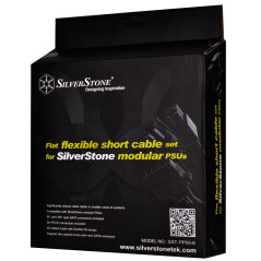 SilverStone SST-PP05-E - Jeu de câbles raccourcis pour Série Strider de SilverStone PSU 100% modulaire