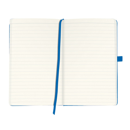 Herlitz My Book Carnet de notes avec couverture rigide, ruban marque-page et boucle porte-stylo Bleu Format A5