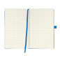 Herlitz Carnet à couverture rigide avec ruban et passant à stylo Papier blanc A5 Bleu, Format A5 Herlitz Carnet à couverture rigide avec ruban et passant à stylo Papier blanc A5 Bleu, Format A5