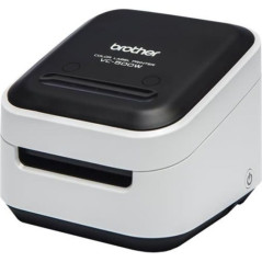 Brother VC-500W, imprimante d’étiquettes Couleur, adaptée à la Bureautique, connection Sans Fil, technologie d’impression ZINK (