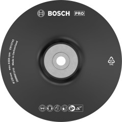 Bosch 1x Plateau de ponçage souple PRO Backing Pad , M14 (Ø 230 mm, Professional Accessoire Grande meuleuse angulaire)