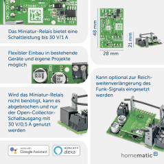 Homematic Commutateur Ip 150776 A0 Circuit Imprimé, Vert