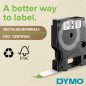 DYMO D1 Étiquettes résistantes | 12mm x 5,5m | impression en noir sur fond blanc | autocollantes étiquettes authentiques pour ét DYMO D1 Étiquettes résistantes | 12mm x 5,5m | impression en noir sur fond blanc | autocollantes étiquettes authentiques pour ét