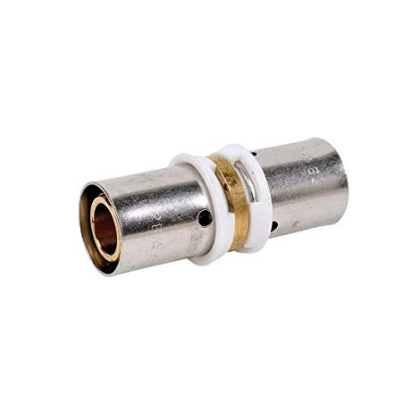DIPRA - Raccord PER à sertir manchon égal Ø20 mm - raccord droit pour tube PER - plomberie