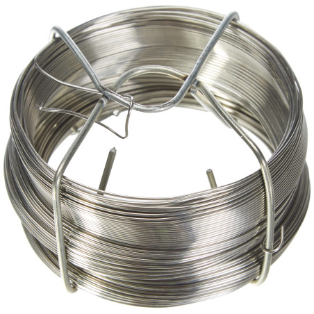 Chapuis - Fil Métallique FILPACK en Acier Inoxydable - Diamètre Extérieur 0,8 mm - Longueur 50 m - Grande Durabilité - aux Norme