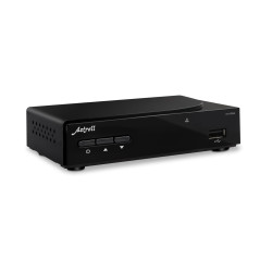 ASTRELL 011128 Décodeur TV TNT HD avec Télécommande - Boitier Tuner Adaptateur Recepteur Chaine Gratuites Télé avec Antenne - Po