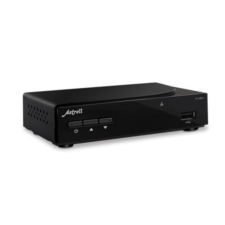 ASTRELL 011128 Décodeur TV TNT HD avec Télécommande - Boitier Tuner Adaptateur Recepteur Chaine Gratuites Télé avec Antenne - Po