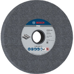 Bosch 1x Meule assiette PRO Longlife pour touret à meuler d'établi et alésage 32 mm (pour Acier, Fonte, Ø mm, Professional Acces