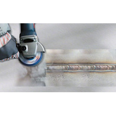Bosch Accessories Plateau à Lamelles X551, 60 Grain, 5 à 15° Angle, 13300 tr/min, Support en Fibre de Verre, 115mm
