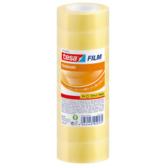tesafilm Standard - Ruban Adhésif Polyvalent pour la maison, le bureau et l'école, 33 m x 19 mm - Pack de 8 Rubans