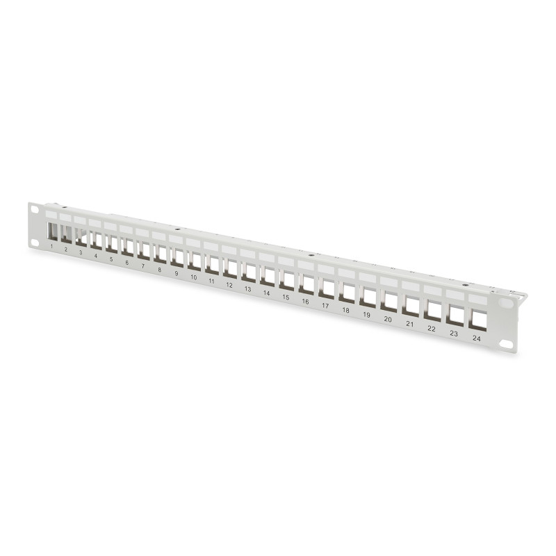 DIGITUS panneau de brassage 19" modulaire, cat.6, 24 ports,